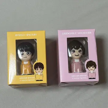나니와단시 손가락 인형 미치에다 슌스케 오오니시 류세이 세트