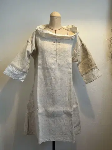 앤티크 린넨 원피스 데드스탁