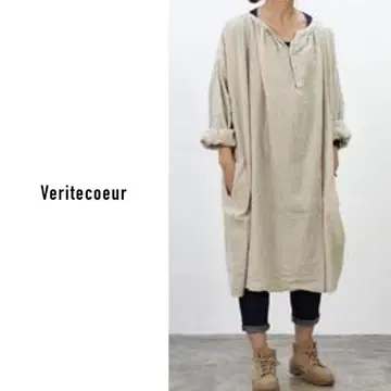 veritecoeur (베리떼꾸르) | 이욕 염색 튜닉 원피스