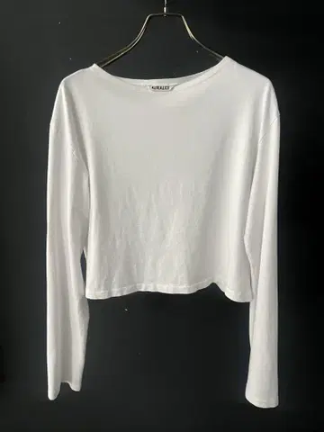 AURALEE/12 BOAT NECK LS