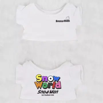 snowman SnowWorld 봉제 인형 의류 20cm