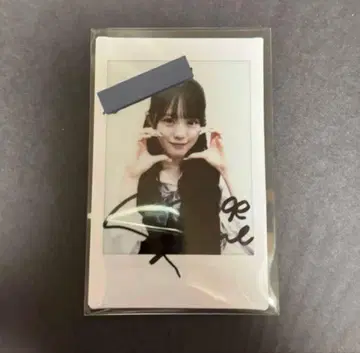 Pixel Ribbon [마시로 미오] 친필 사인 폴라로이드