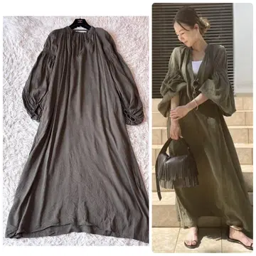 라빠르망 맥시 원피스 아르 쥬빌리 정가 45,000엔 린넨