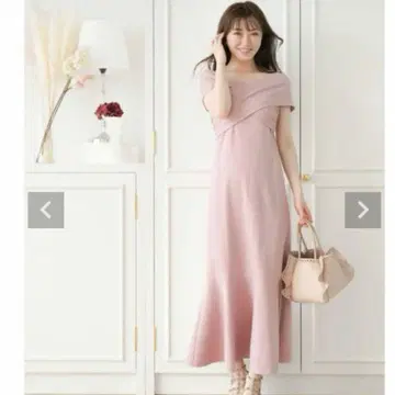 [미사용 새상품] and Cherim/머메이드 오프숄더 원피스