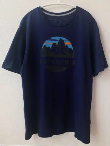 patagonia/파타고니아/T셔츠/S/코튼/NVY