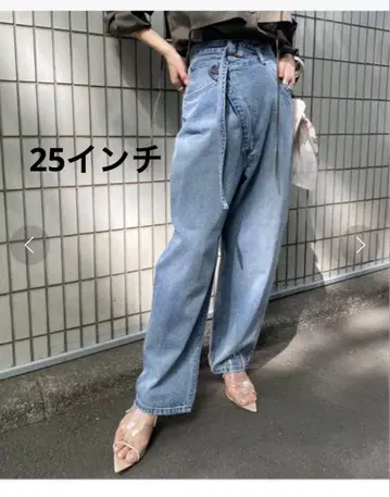CROSS FRONT PAPA DENIM 25인치