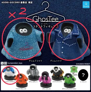 GhosTee 고스티 스탠드 피규어3 구라시키 한정 외 4종 세트