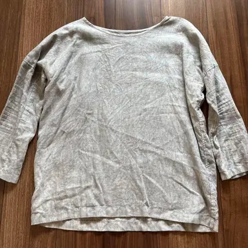 스컹크와 아르마딜로 벵갈 염색 린넨 오버 셔츠