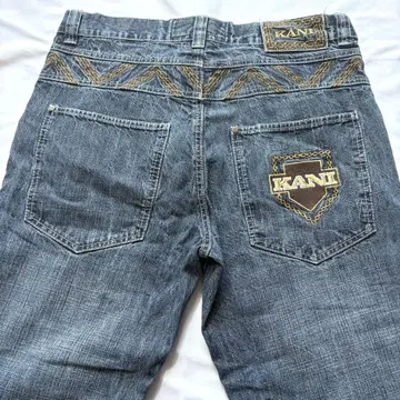 KARL KANI 데님 팬츠 36 체인 자수 B계