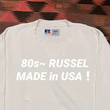 [ USA 제작 ] 80년대 90년대 러셀 앞 V 맨투맨 M