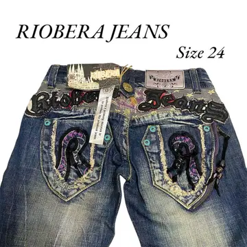 [택 포함 새상품] RIOBERA JEANS 리오베라 부츠컷 데님 y2k