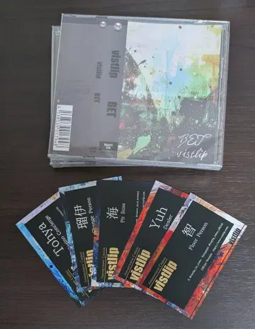 vistlip BET lipper반 명함 세트 포함