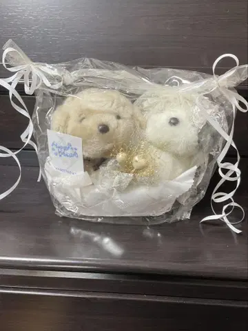 우메키치 웨딩 봉제 인형 (미개봉) 미사용 새상품