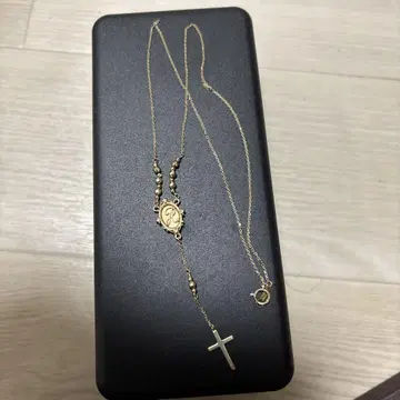 아발란치 10KYG 십자가 메달 목걸이