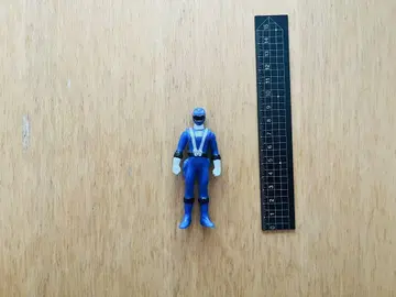 슈퍼전대 히어로 파란 피규어 약 10cm
