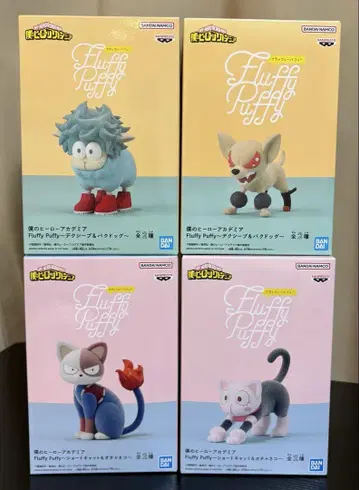 [히로아카] Fluffy Puffy 피규어 전 종류 4체 세트