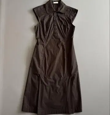 PINKO 핑코 스키퍼 셔츠 원피스, 턱 장식 블랙