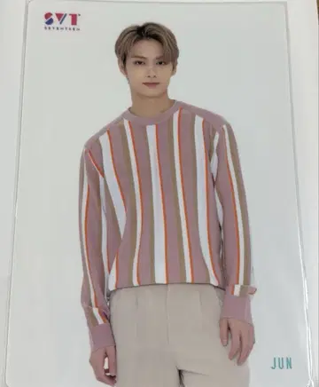 SEVENTEEN 준 클리어 파일 책받침 엽서 포토 카드