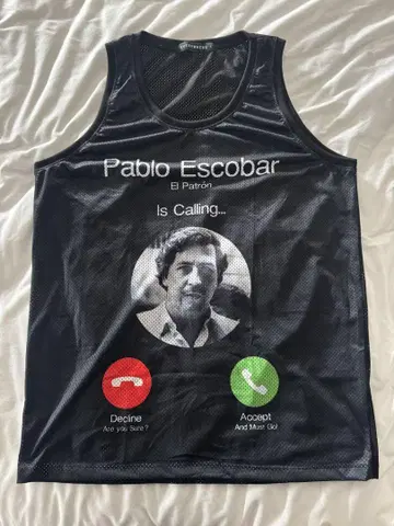 재미있는 T셔츠 Pablo Escobar