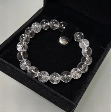 아이리스 쿼츠 팔찌 (10mm 구슬, 지름 17cm) 히말라야산