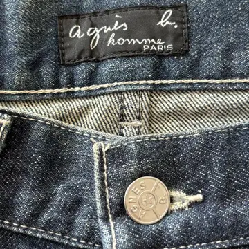 agnes b homme PARIS 프랑스제 다크 네이비 데님