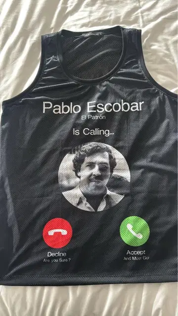 재미있는 T셔츠 Pablo Escobar
