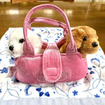 [Fancy Pals (팬시 팔즈)] 토이 푸들 2개 포함 핸드백