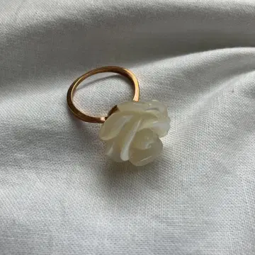 [ agete ] 쉘 로즈 반지