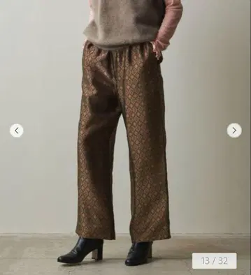 [ steven alan ] 자카드 무늬 이지 팬츠 M 사이즈