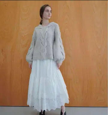 acka cotton lace skirt