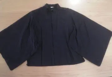 소우소우 SOU 엔 칼라 실크 혼방 네이비 다크 네이비