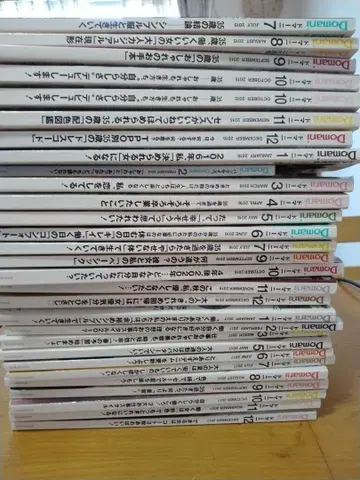 잡지 [Domani] 총 28권 무료배송 에비하라 유리