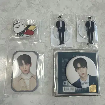 TXT 수빈 캡슐 토이 캔뱃지 아크릴 스탠드 체용몬