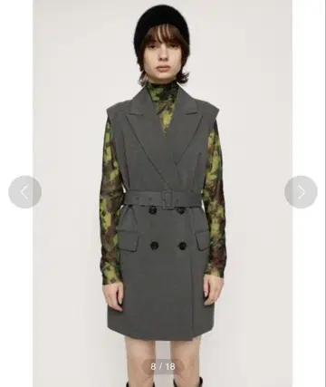 SLY BELTED DOUBLE VEST