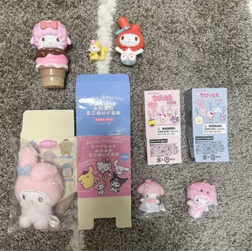 마이멜로디 피아노 봉제 인형 키링 피규어 산리오