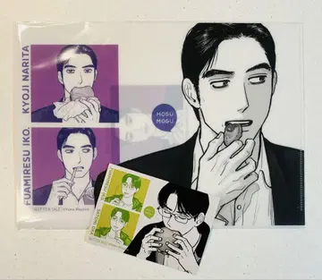 패밀리 레스토랑 가자 코믹 빔 특전 클리어 파일 브로마이드 세트