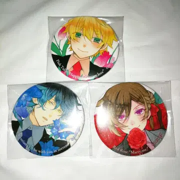 PandoraHearts 꽃말 캔뱃지 오즈 길버트 앨리스 3개 세트
