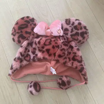 미니 마우스 레오파드 무늬 모자