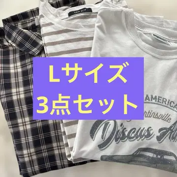 여성용 셔츠, 티셔츠 3세트 L 사이즈