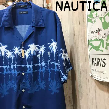 NAUTICA 노티카 알로하 셔츠 XL 구제 의류 (1791)