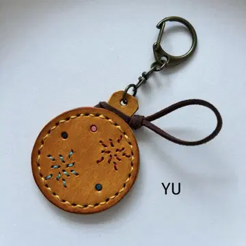 가죽 물풍선 (요요) 키링