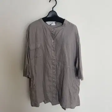 코일나인 5부 소매 린넨 셔츠