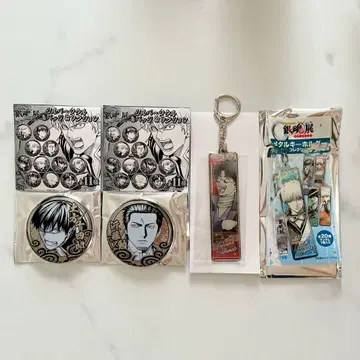 은혼전 실버 소울 캔뱃지 & 메탈 키링 3세트