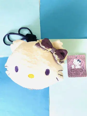 레어? 미사용 새상품 헬로키티 페이스 미니백 홋카이도 라벤더