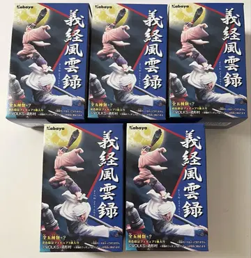 Kabaya 요시츠네 풍운록 피규어 전5체 세트 보크스 조형촌