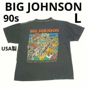 레어 90년대 USA 제작 Big Johnson 빅 존슨 티셔츠