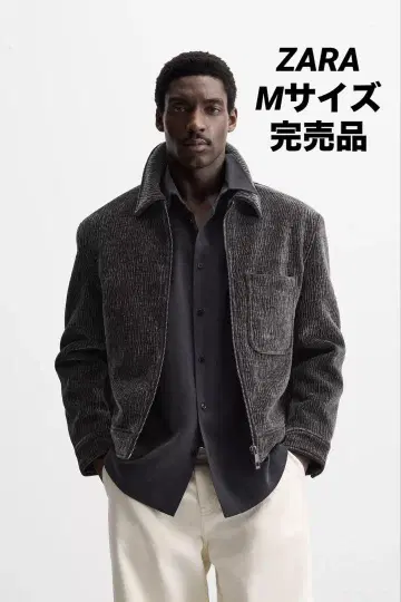 ZARA 자라 질감 있는 주름 가공 자켓 M