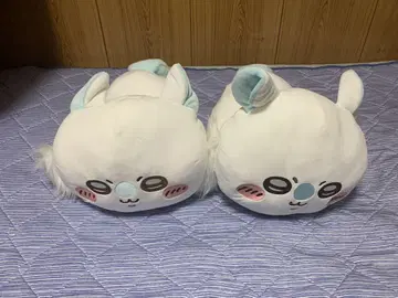 치이카와 말랑말랑 엎드린 BIG 봉제 인형 모몽가 2개