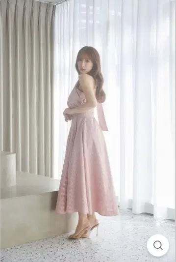 미스트레아스 홀터넥 원피스 택 포함 새상품 핑크