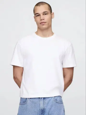 GAP 헤비 웨이트 크롭 티셔츠